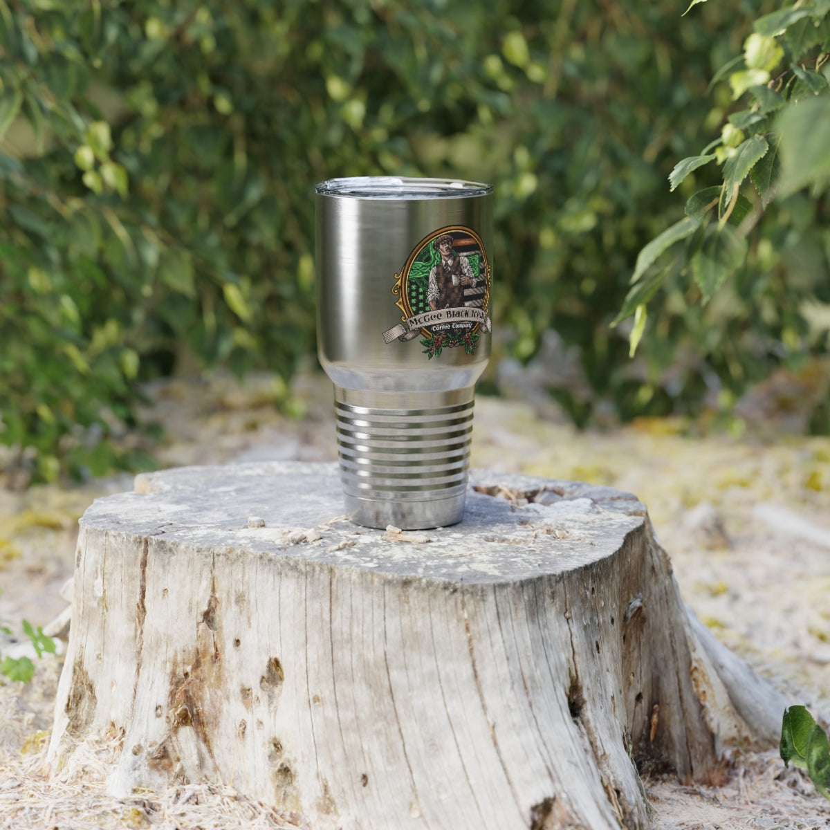 McGee Black Irish Coffee Branded Ringneck Tumbler, 30oz