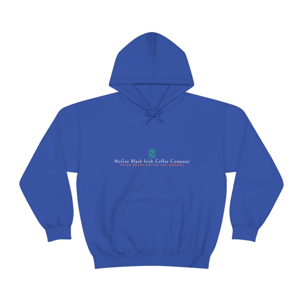 McGee Black Irish Front and Back Print Unisex Heavy Blend™ Hooded Sweatshirt