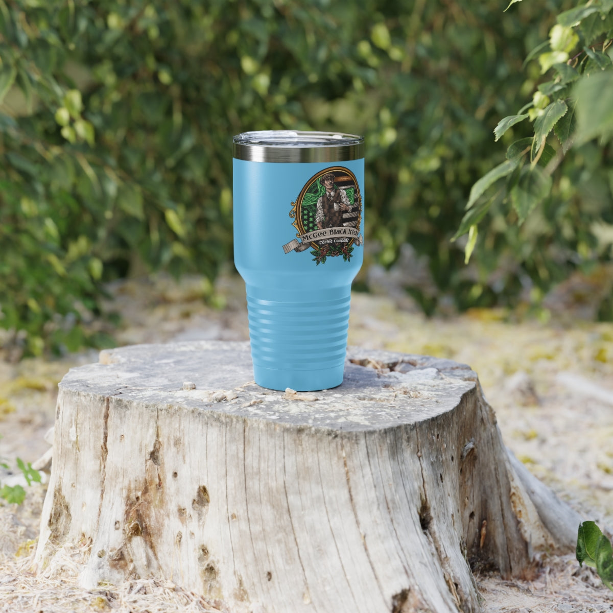 McGee Black Irish Coffee Branded Ringneck Tumbler, 30oz