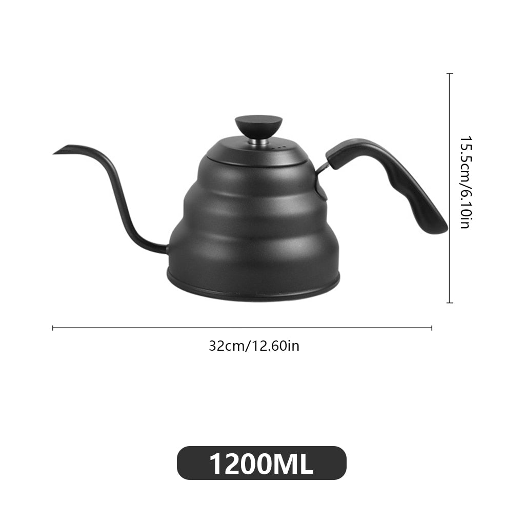 McGee Black Irish Coffee Gooseneck Kettle Pour Over Coffee Drip, 1.2L –  McGee Black Irish Coffee Company