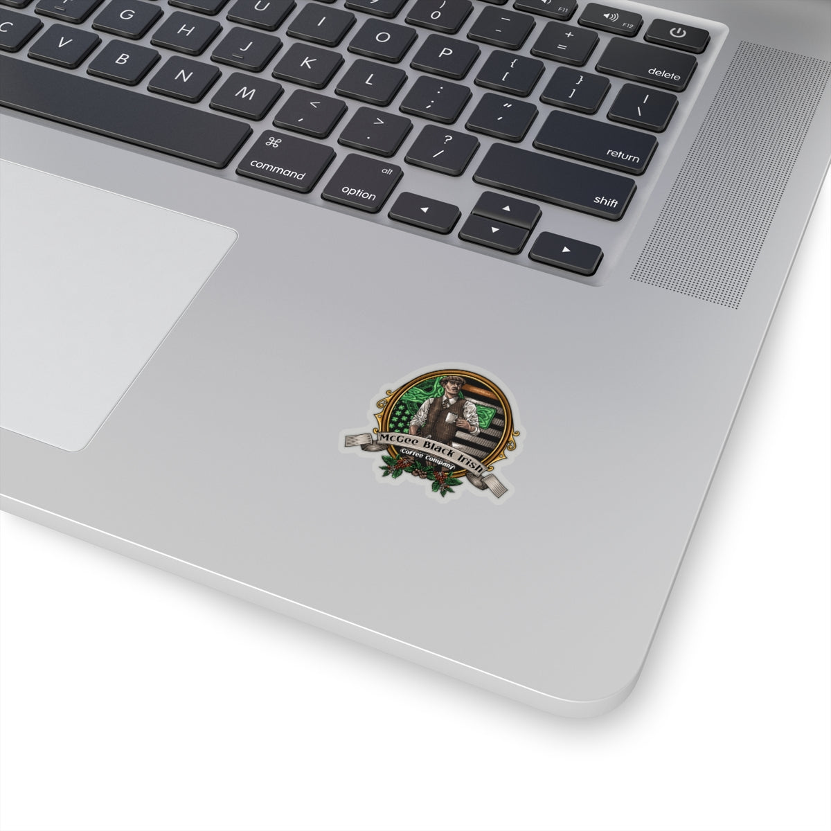 McGee Black Irish Coffee Kiss-Cut Stickers