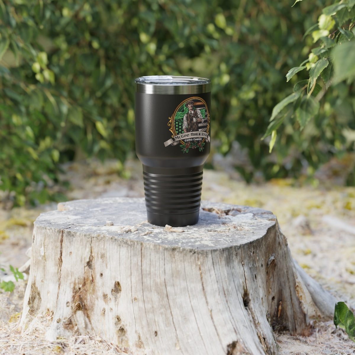 McGee Black Irish Coffee Branded Ringneck Tumbler, 30oz