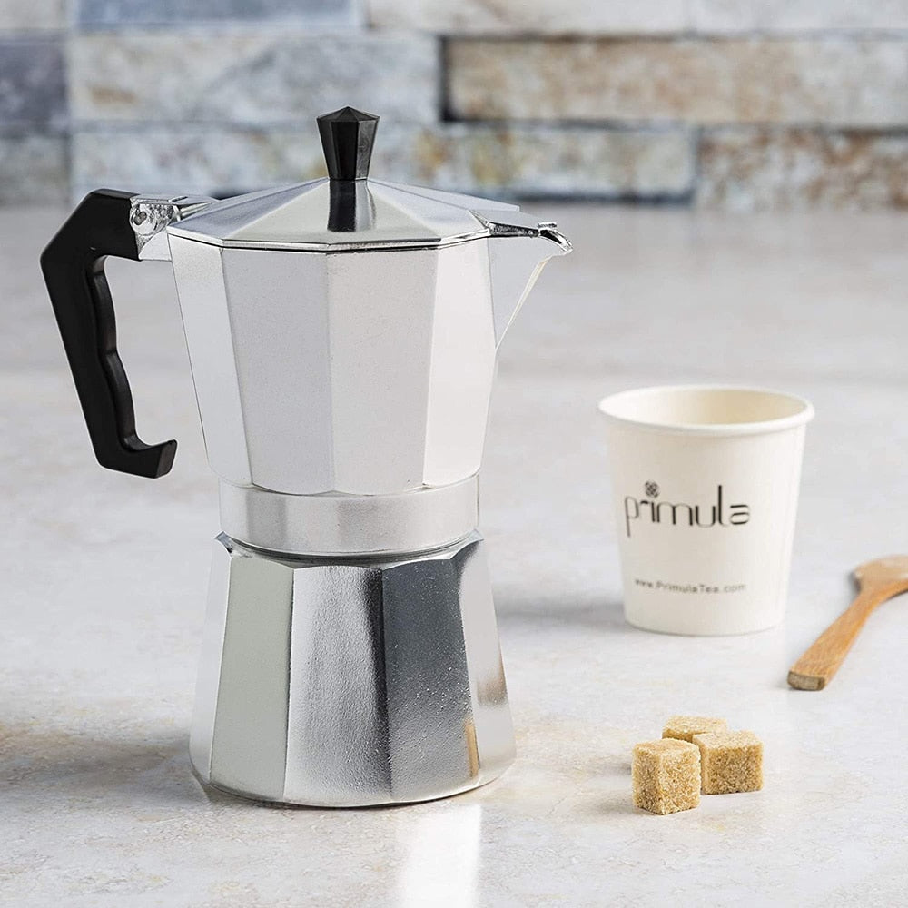 McGee Black Irish Espresso Stove Top Coffee Maker Durable Moka Expresso  Percolator Practical Moka Coffee Pot 50/100/150ml Coffeeware